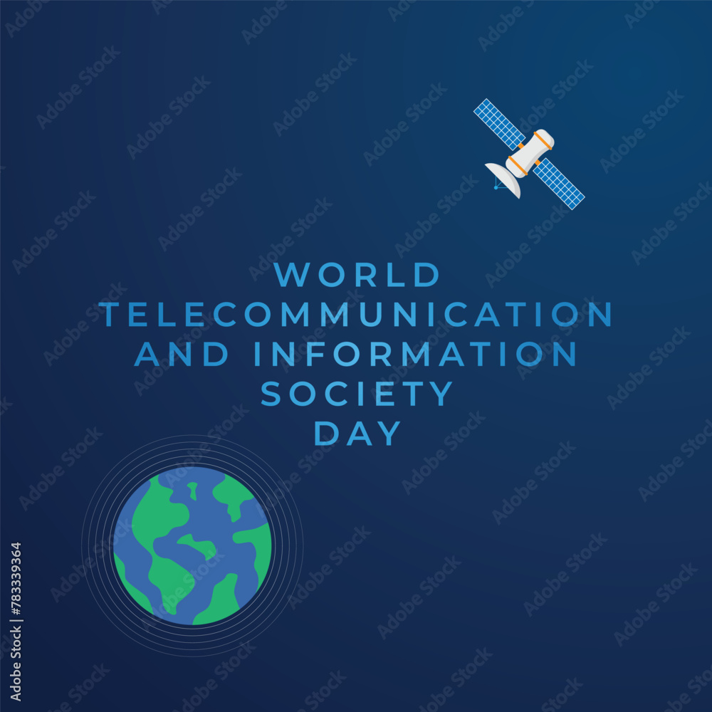 World Telecommunication and Information Society Day design template. satelite vector design. globe vector design. eps 10. World Telecommunication and Information Society Day design template. satelite vector design. globe vector design. eps 10.