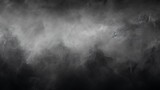 Black color. A dark and moody image of abstract smoke patterns with a somber black and white palette