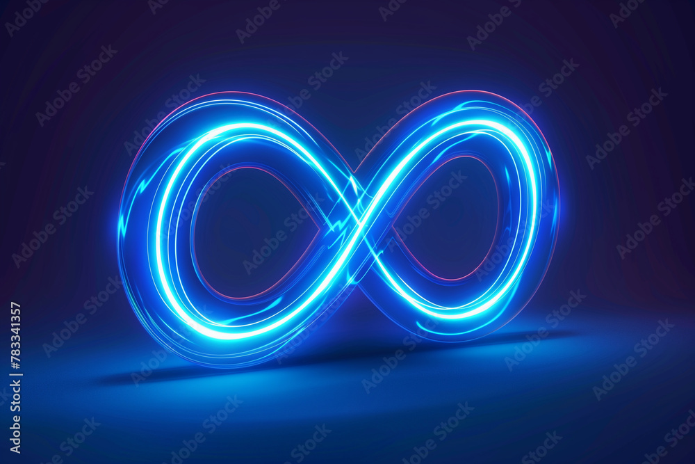 neon loop, infinity symbol, futuristic glowing shape (2) neon loop, infinity symbol, futuristic glowing shape (2)
