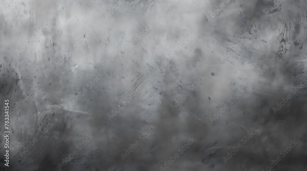 Gray color. Abstract background of textured gray clouds suggesting an impending storm or dramatic atmosphere.