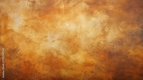 Golden brown color. Abstract warm-toned textured background with a rustic, grunge feel, perfect for design and artistic concepts.  © Vivid Canvas