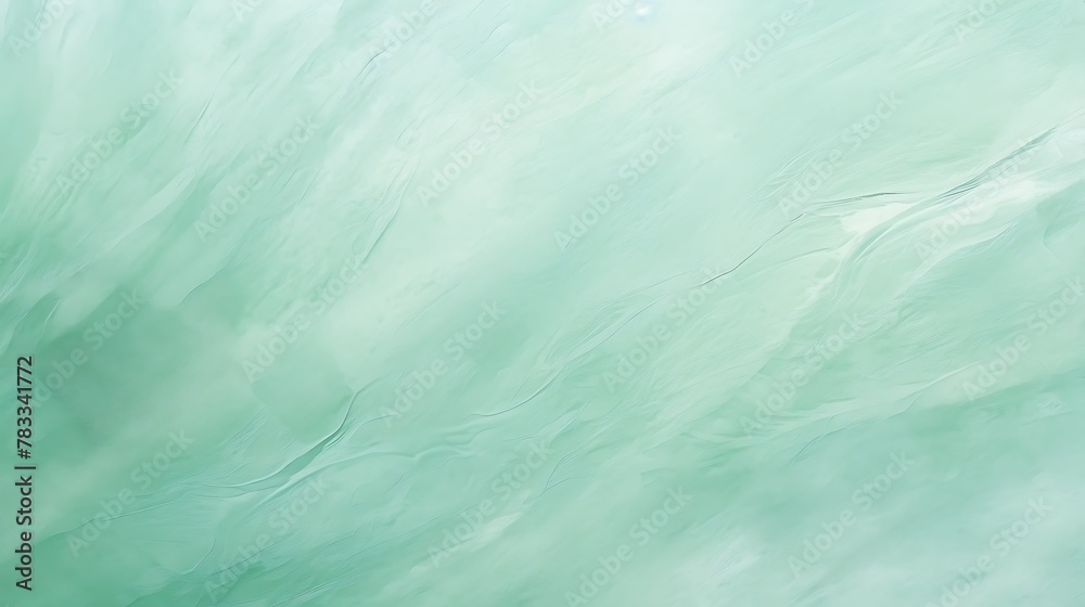 Mint cream pastel color. Abstract green watercolor background with gentle brush strokes and a soft gradient texture, perfect for artistic and serene design projects. 