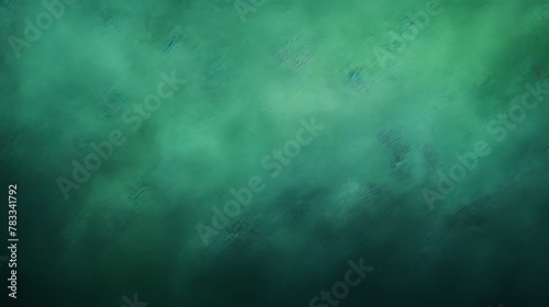 Myrtle green color. Abstract green and blue textured background with a soft gradient and blurry effect suitable for graphic design use or as a wallpaper backdrop 