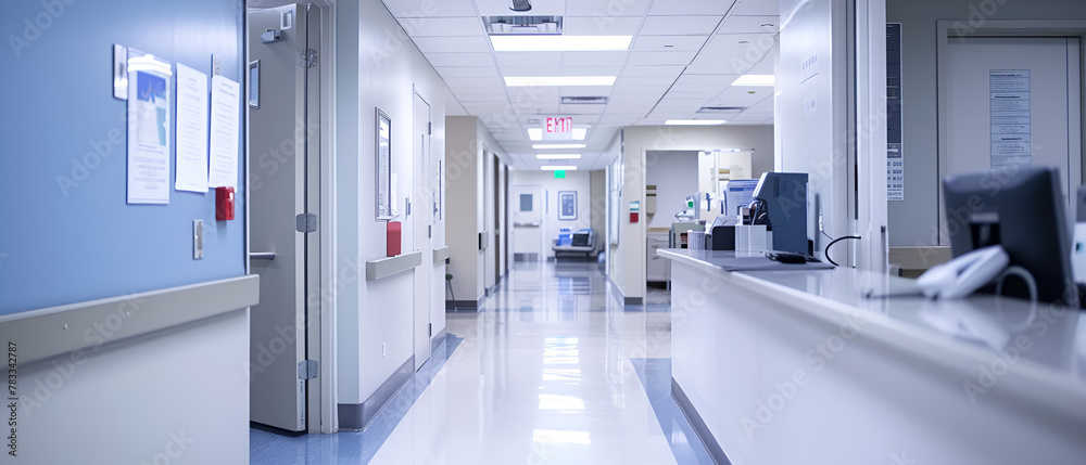 Obraz premium Medical Facility Implementing Patient Access Cards