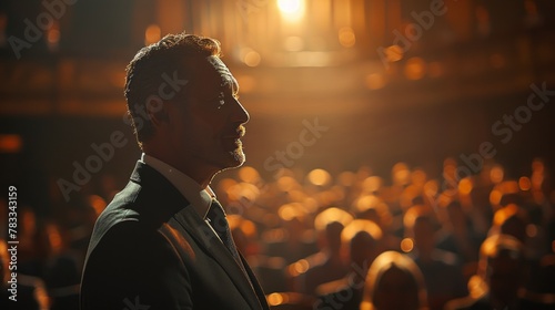 Close Up of Person in Suit and Tie