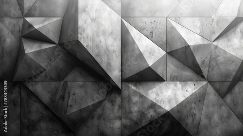 Abstract Black and White Design
