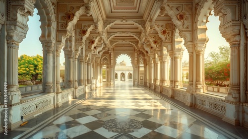 Palace architectual, decoration corridor travel destinations window monument