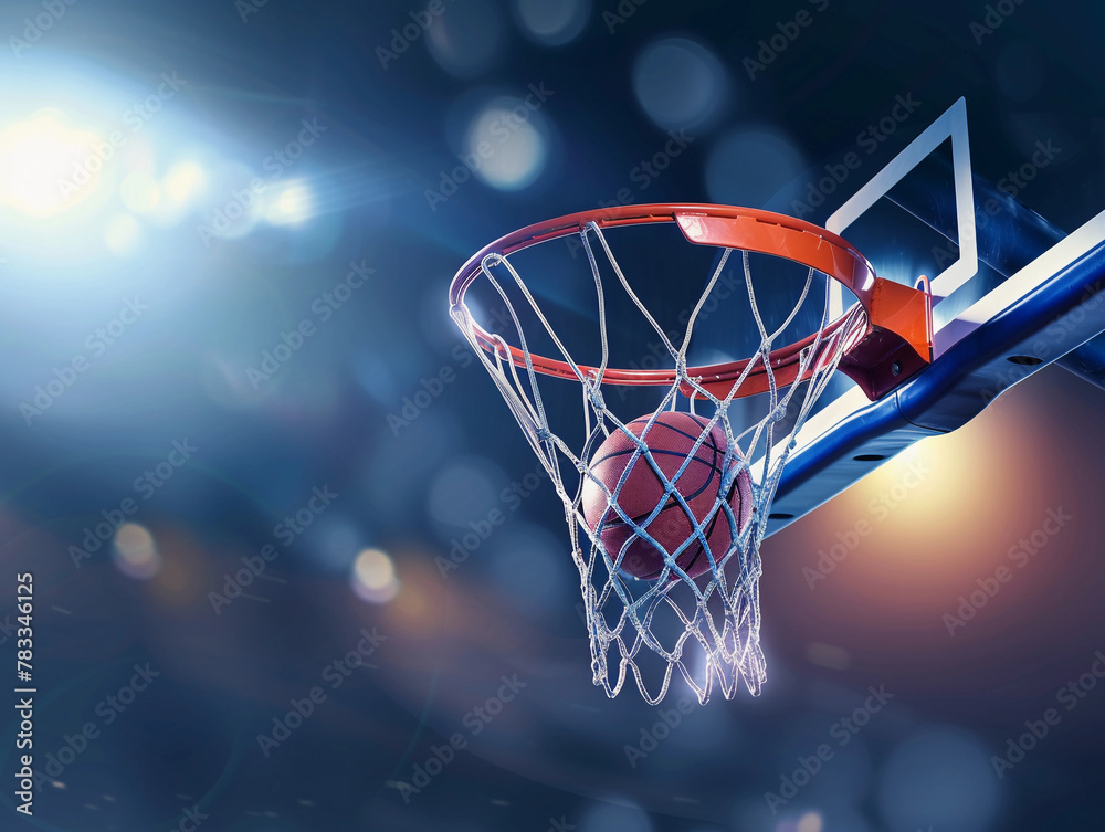 basketball hoop and net