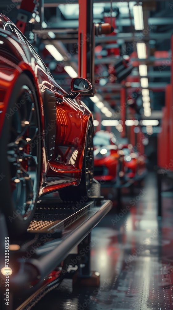 custom made wallpaper toronto digitalSupercars Manufacturing and assembling in factory AI Generated