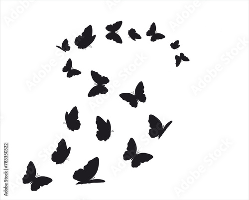orange butterfly black art.eps
