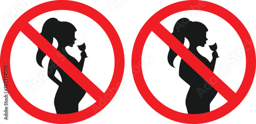 no alcohol sign in pregnancy's 