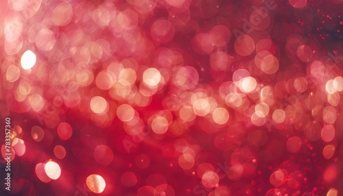 bright red bokeh backdrop with shimmering lights perfect for christmas and holiday themed projects concept of a festive and joyful atmosphere