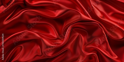 Red luxury cloth, silk satin velvet, background, pattern