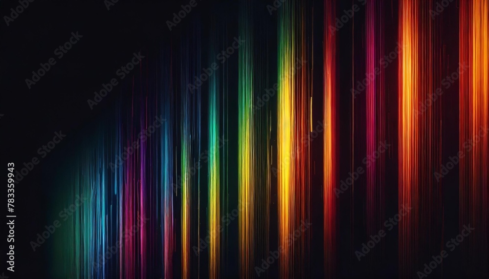 vibrant spectrum of rainbow color in vertical streaks abstract wallpaper or background