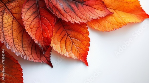 A Bunch of Leaves on a Table