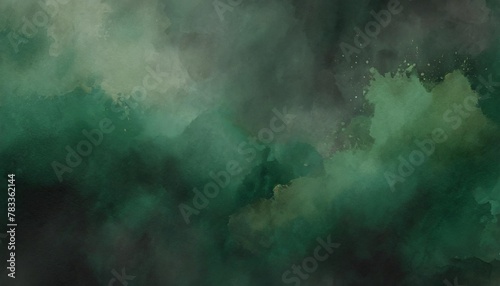 green pastel watercolor digital paper background