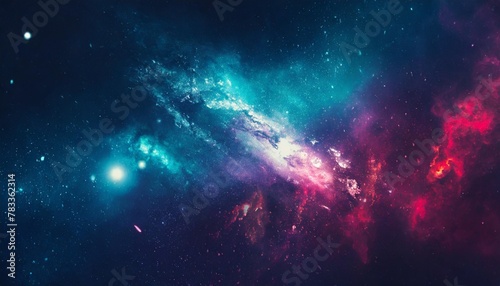 cosmos galaxy space background astronomy background outer space blue and red color mixture photo