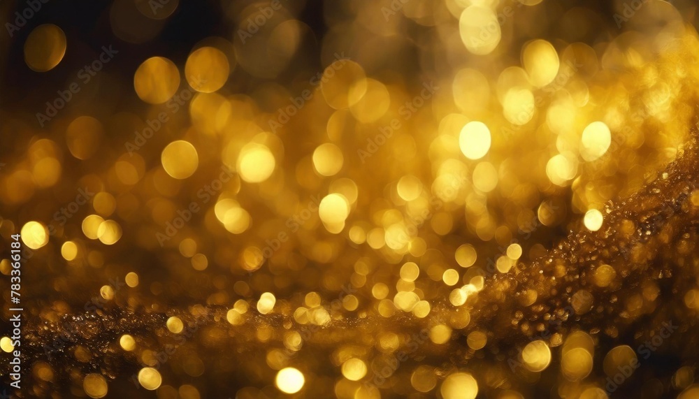abstract golden bokeh background shallow depth of field