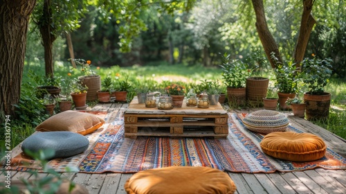 A Living Room Filled With Furniture and Lights