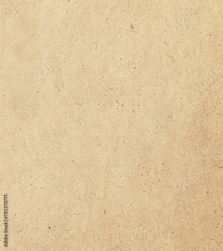 A flat texture of beige kraft paper 