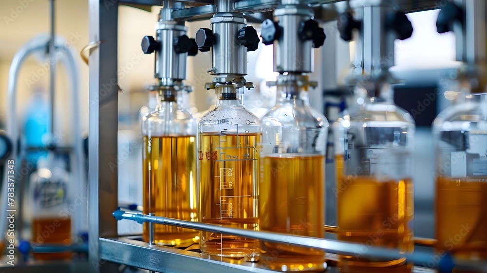 Bioreactor Producing Hormonal Therapies in a Pharmaceutical Laboratory Bioreactor Producing Hormonal Therapies in a Pharmaceutical Laboratory