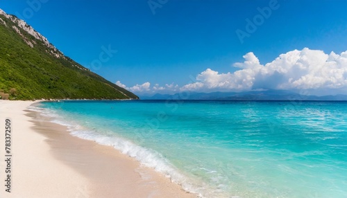 turquoise water and white sand in mari ermi beach © Patti
