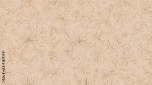 A neutral beige background that suits many different styles and themes