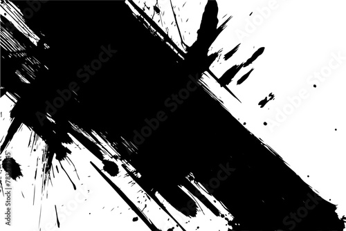 Vector graffiti grunge ink abstract dirty poster background texture for overlay. Place artwork over any image to make textured effect
