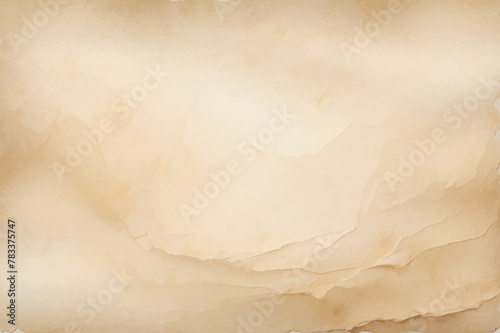 Watercolor background old paper marble beige wall pattern texture. Rough parchment vintage old paper cardboard background.