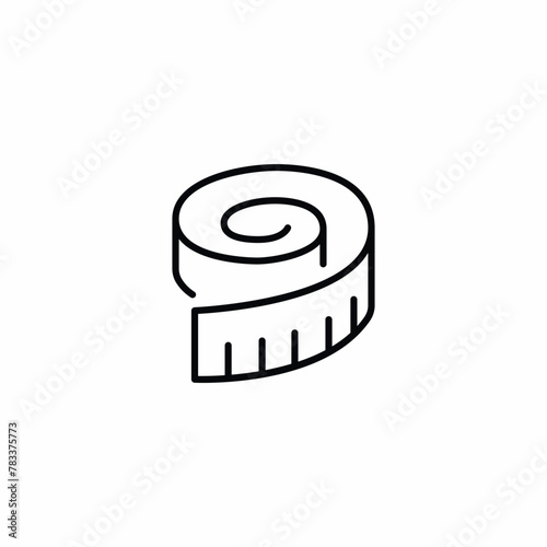 Measure Tape Tool Weight Loss icon