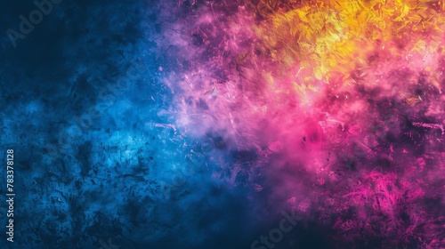 grainy gradient blue pink and yellow abstract glowing background noise texture