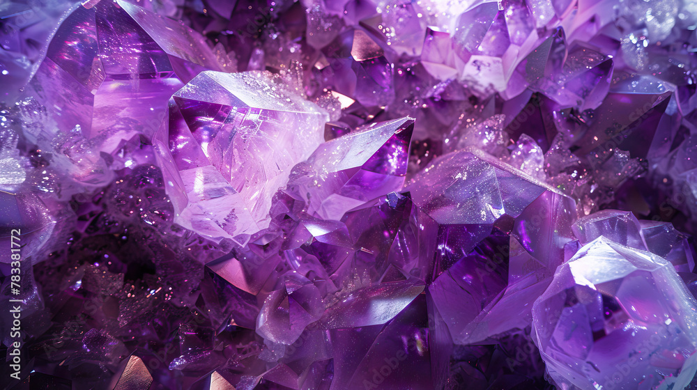 Amethyst Aura: Mysterious Violet and Lavender Cast in an Ethereal Glow Amethyst Aura: Mysterious Violet and Lavender Cast in an Ethereal Glow