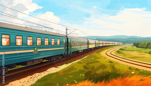 Trans-Siberian Railway Journey: An adventurous journey aboard the Trans-Siberian Railway, passing through vast landscapes, remote villages, and scenic vistas.