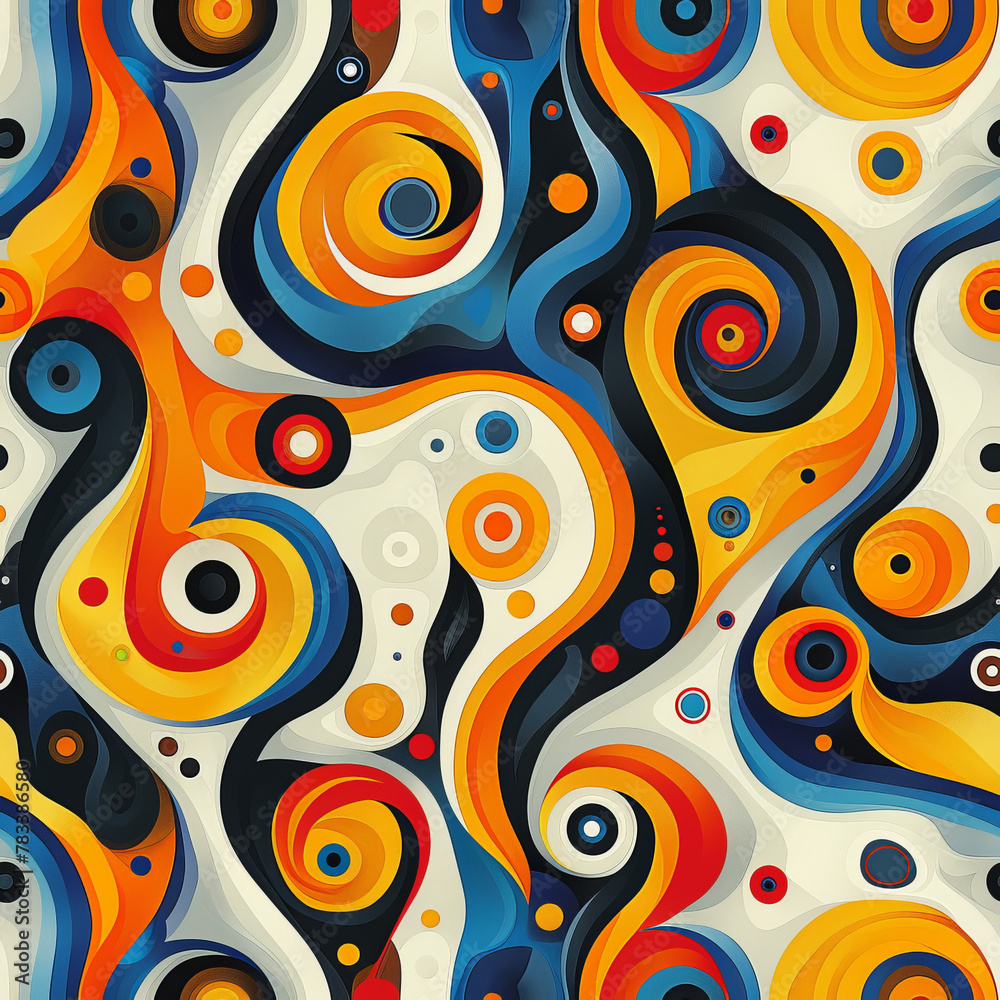 Dynamic Wave Pattern Seamless Design for Calming and Flowing Backgrounds Dynamic Wave Pattern Seamless Design for Calming and Flowing Backgrounds