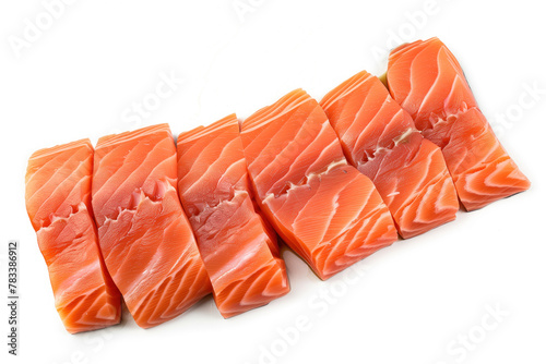 Vibrant Salmon Sashimi Arrangement