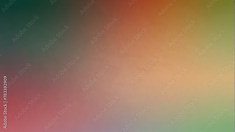 green pink orange color gradient blur abstract background from Generative AI