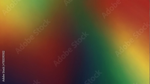 red green yellow color gradient blur abstract background from Generative AI