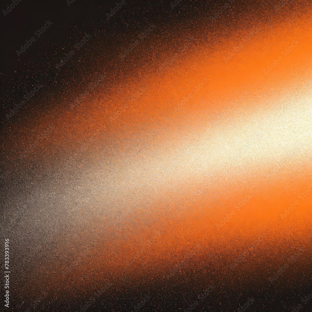 black orange light spot , a normal simple grainy noise grungy empty space or spray texture , a rough abstract retro vibe shine bright light and glow background template color gradient