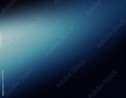 dark black blue , texture color gradient rough abstract background , shine bright light and glow template empty space grainy noise grungy © luis