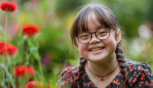 Creative Writing: Author with Down Syndrome Publishes Inspirational Memoir. Learning Disability. photo