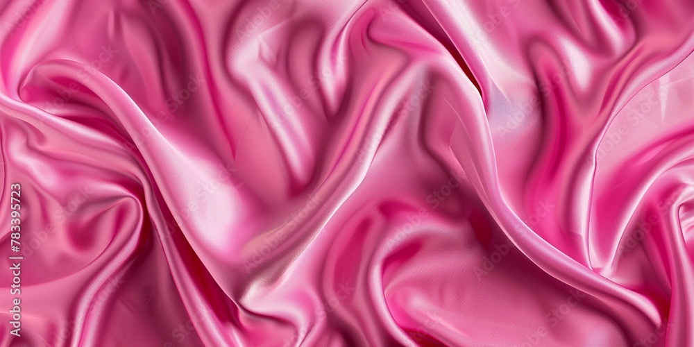 Obraz premium Pink luxury cloth, silk satin velvet, background, pattern 
