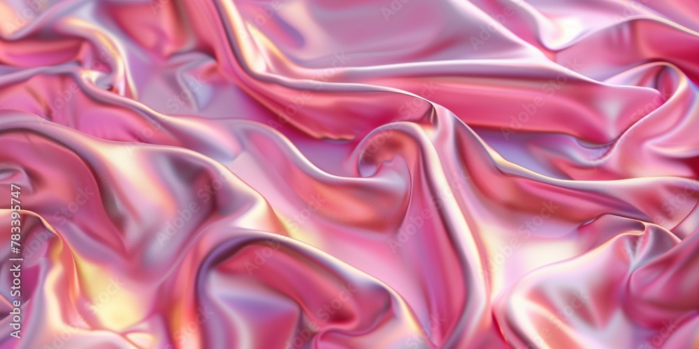 Obraz premium Pink luxury cloth, silk satin velvet, background, pattern 