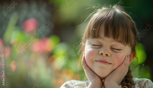 Emotional Regulation Techniques  Teen with Down Syndrome Practices Deep Breathing and Mindfulness for Stress Relief. . Learning Disability.