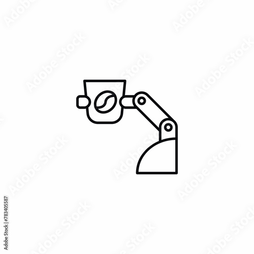 Automatic Robot Barista Coffee icon