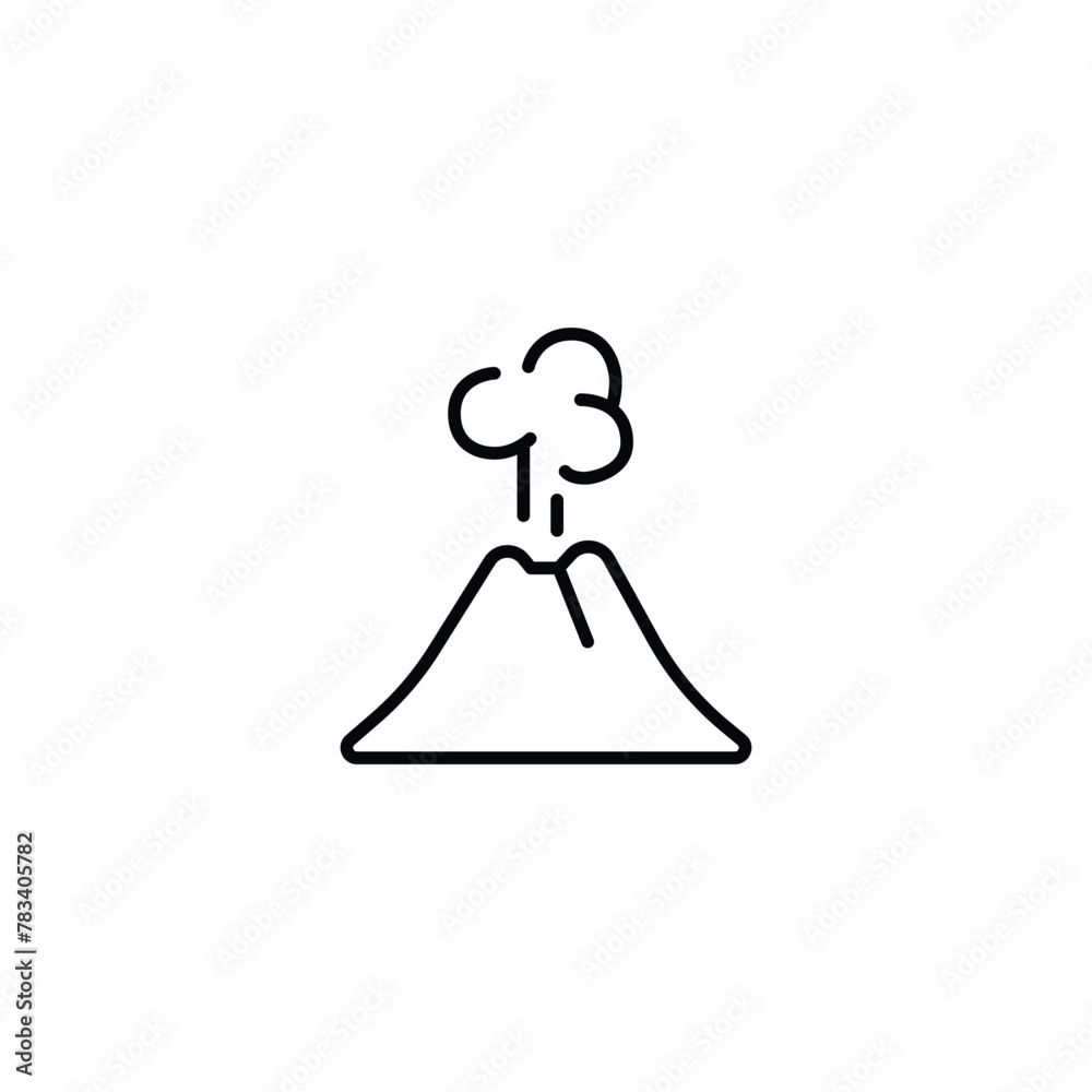 Volcanic Eruption Geology Volcano icon Volcanic Eruption Geology Volcano icon
