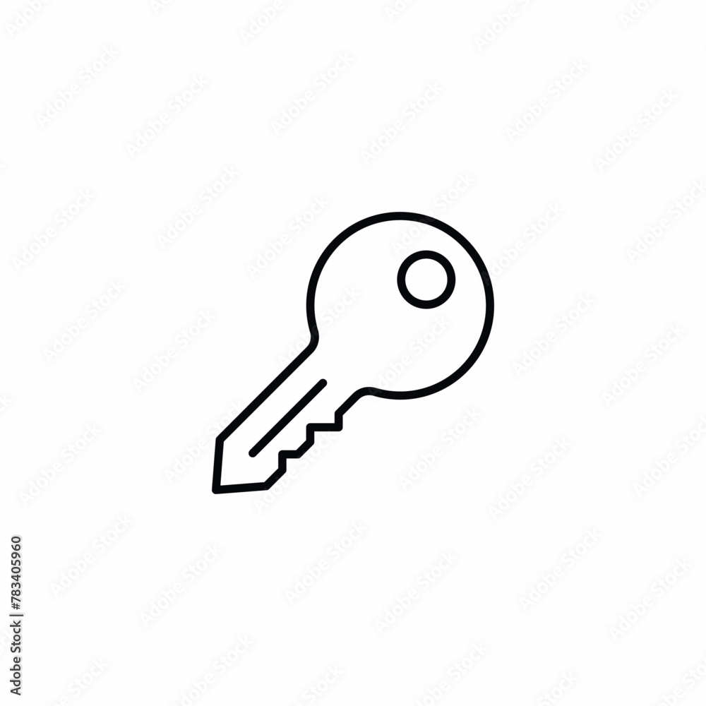 Key Unlock Lock Security icon Key Unlock Lock Security icon