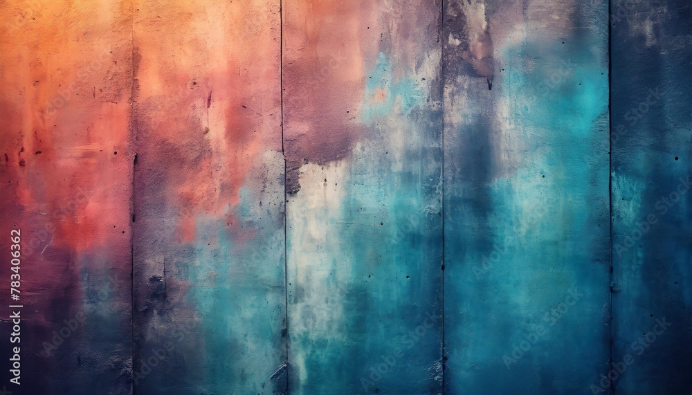 a colorful grunge concrete wall abstract texture background created with generative ai technology