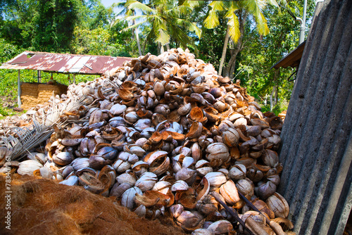 coconut coir rope making with traditional process
