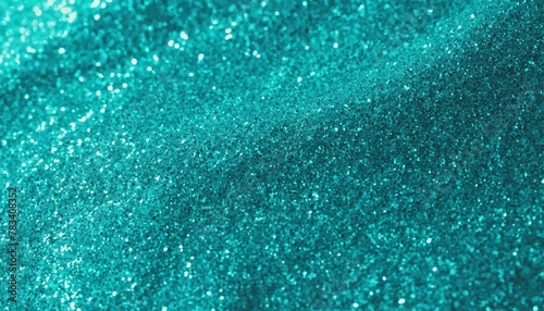 cyan glitter for texture or background