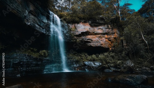 empress falls in the blue mountains national park of australia new south wales nsw